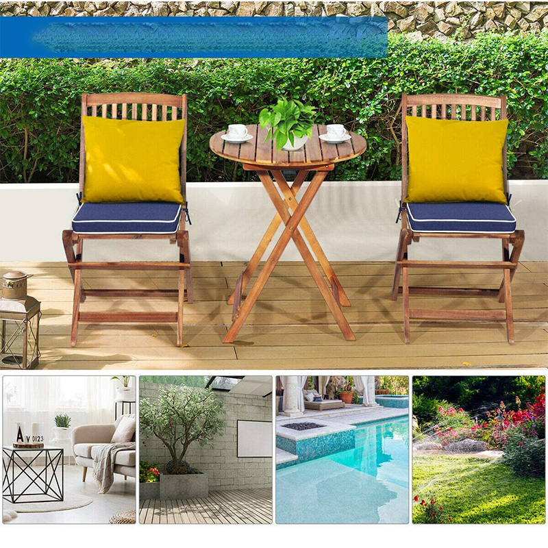 Set de conversație pe terasă în aer liber Set de conversație din 3 piese cu perne