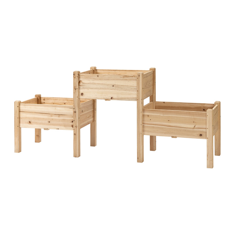 Cutie de jardinieră de sine stătătoare cu 3 niveluri pentru legume, ierburi, flori Cutie de jardinieră de sine stătătoare cu 3 niveluri pentru legume, ierburi, flori