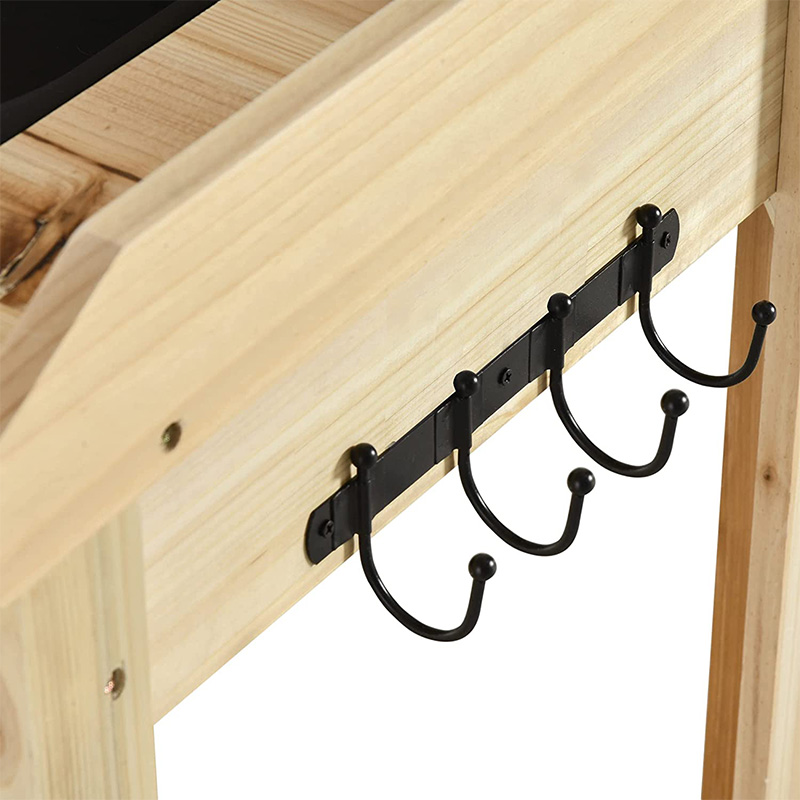 Masă de bancă pentru ghiveci, stație de lucru de grădină cu ecran de sită, chiuvetă și coșuri detașabile