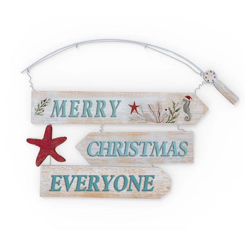 Plaja este locul meu fericit - decor pentru casă de plajă - semn din lemn