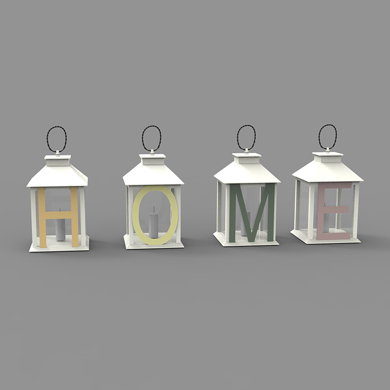 Lanternă din metal cu lumânare care funcționează cu baterii - neagră tradițională, lanternă de 17 inchi