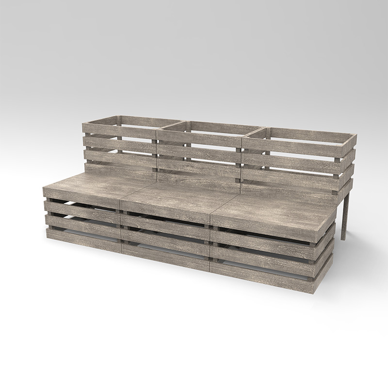 Cutie de jardinieră de sine stătătoare cu 3 niveluri pentru legume, ierburi, flori