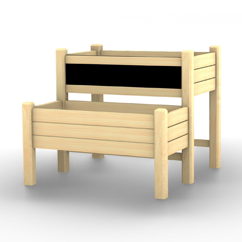 Jardineria pentru pat de grădină ridicată pentru copii