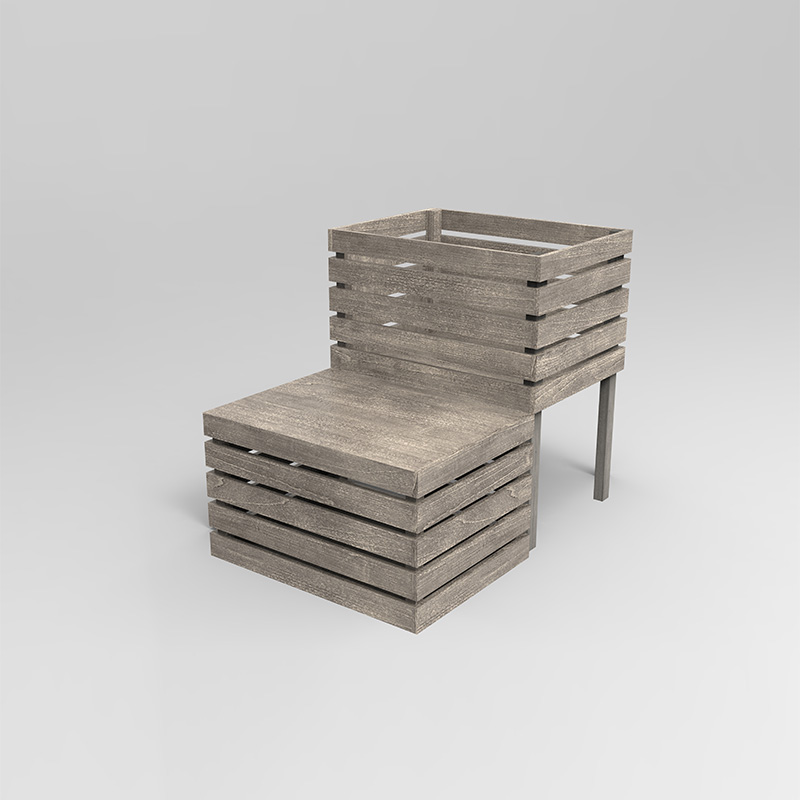 Cutie de jardinieră de sine stătătoare cu 3 niveluri pentru legume, ierburi, flori