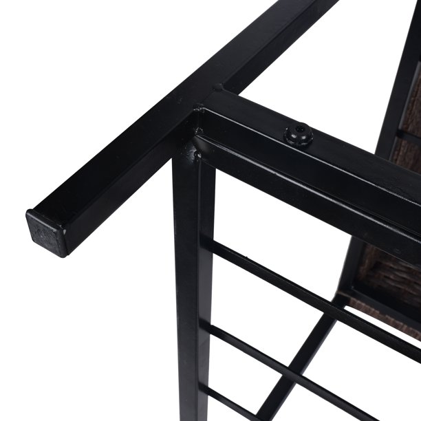 Cutie de jardiniera din ratan pentru interior/exterior, cu suport de depozitare a sculelor dedesubt și zonă de lucru ridicată, robustă, 28' H