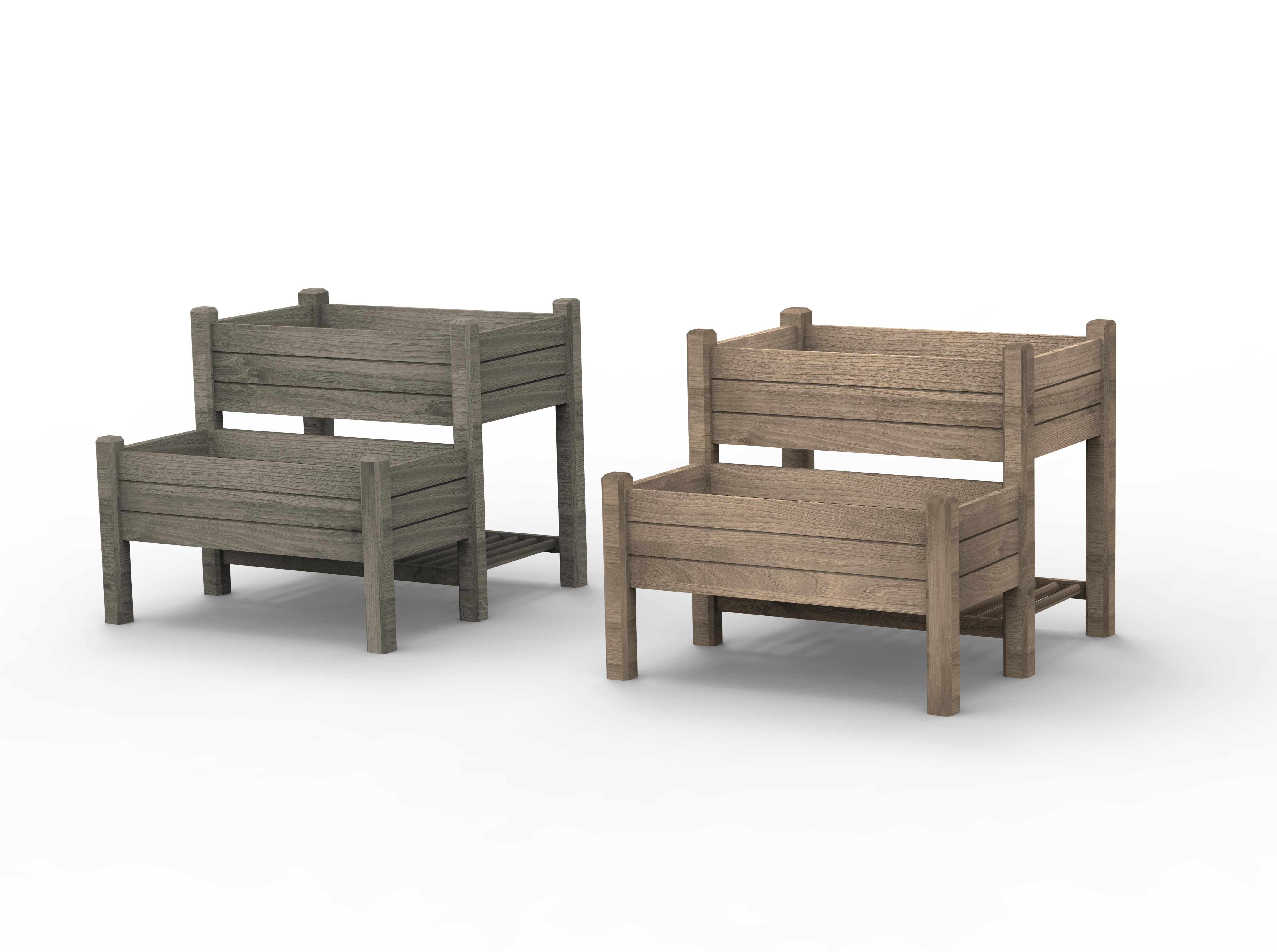 Jardineria pentru pat de grădină ridicată pentru copii